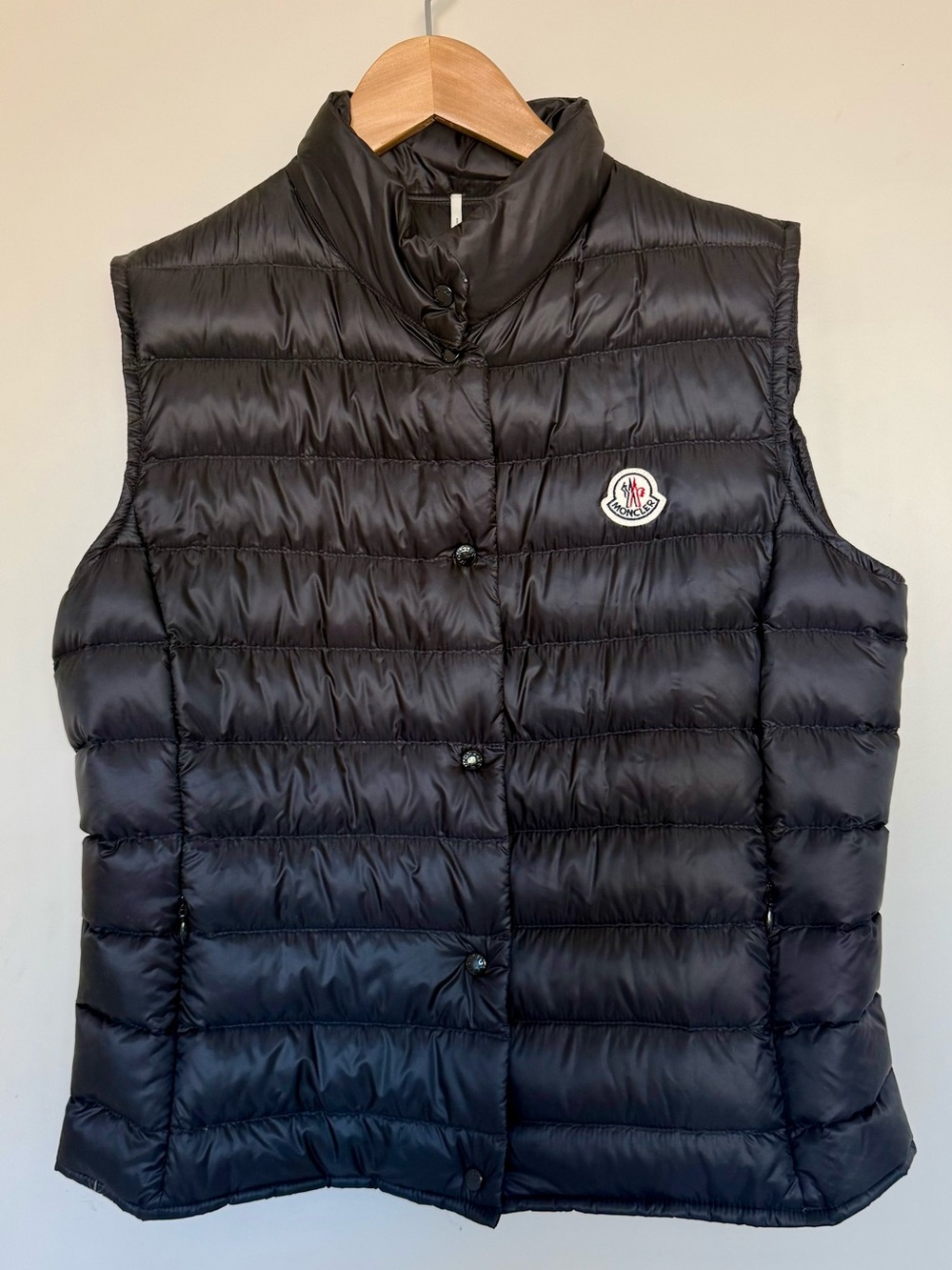 Moncler Liane Quilted Black Vest with Real Down - Picture 7 of 16